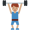 Person Lifting Weights - Medium emoji on Twitter